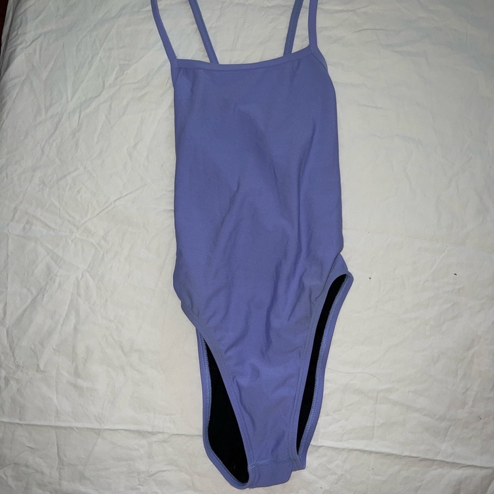 Lavender tie back Jolyn bathing suit • “Jackson II” Style • Size 26
